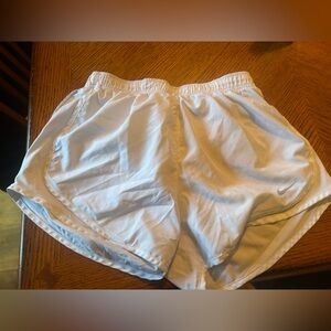 Nike white shorts